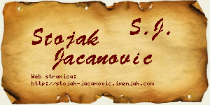 Stojak Jacanović vizit kartica